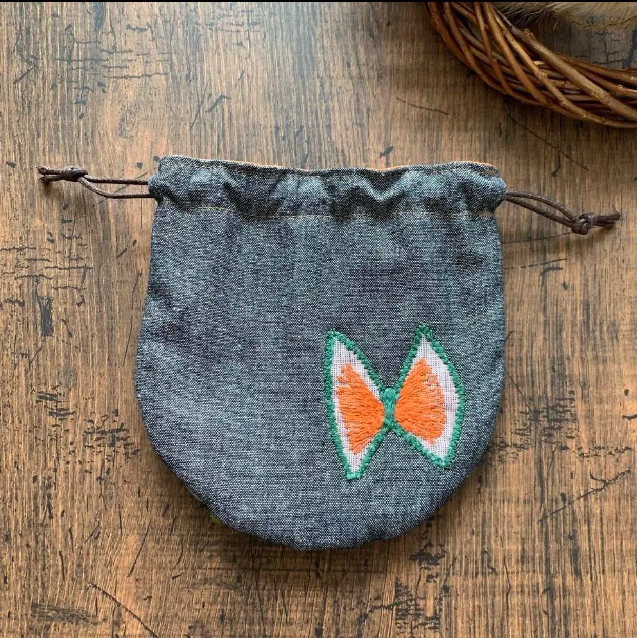 巾着 ミナペルホネン ハンドメイド （セミオーダー] ミナ