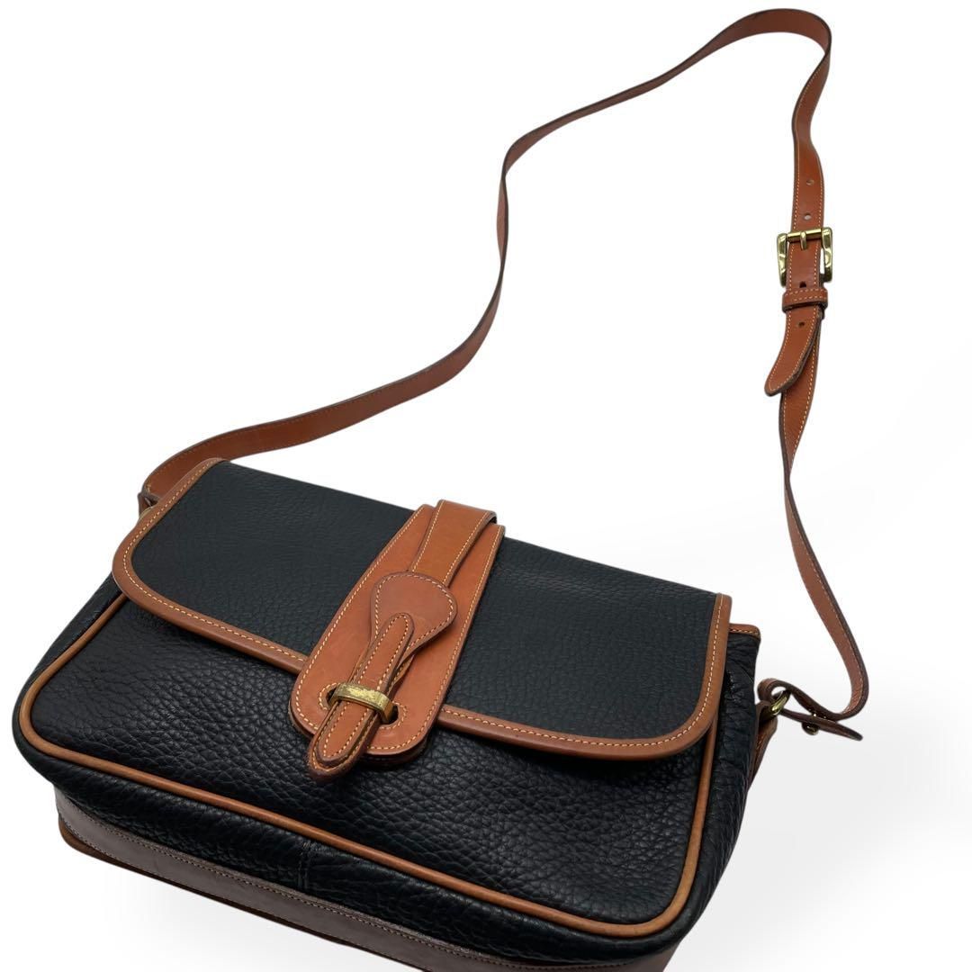 極美品✨DOONEY&BOURKE ショルダーバッグ シボ革 レザー ブラック 美品 DOONEY&BOURKE ショルダーバッグ シボ革 レザー ブラック - メルカリ