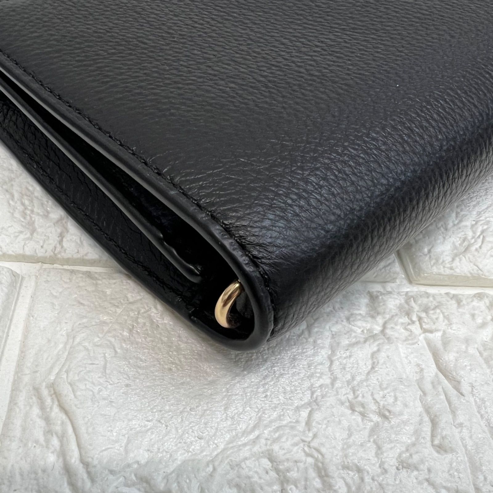 未使用保管品】COACH コーチ ショルダーウォレット 3037 レザー