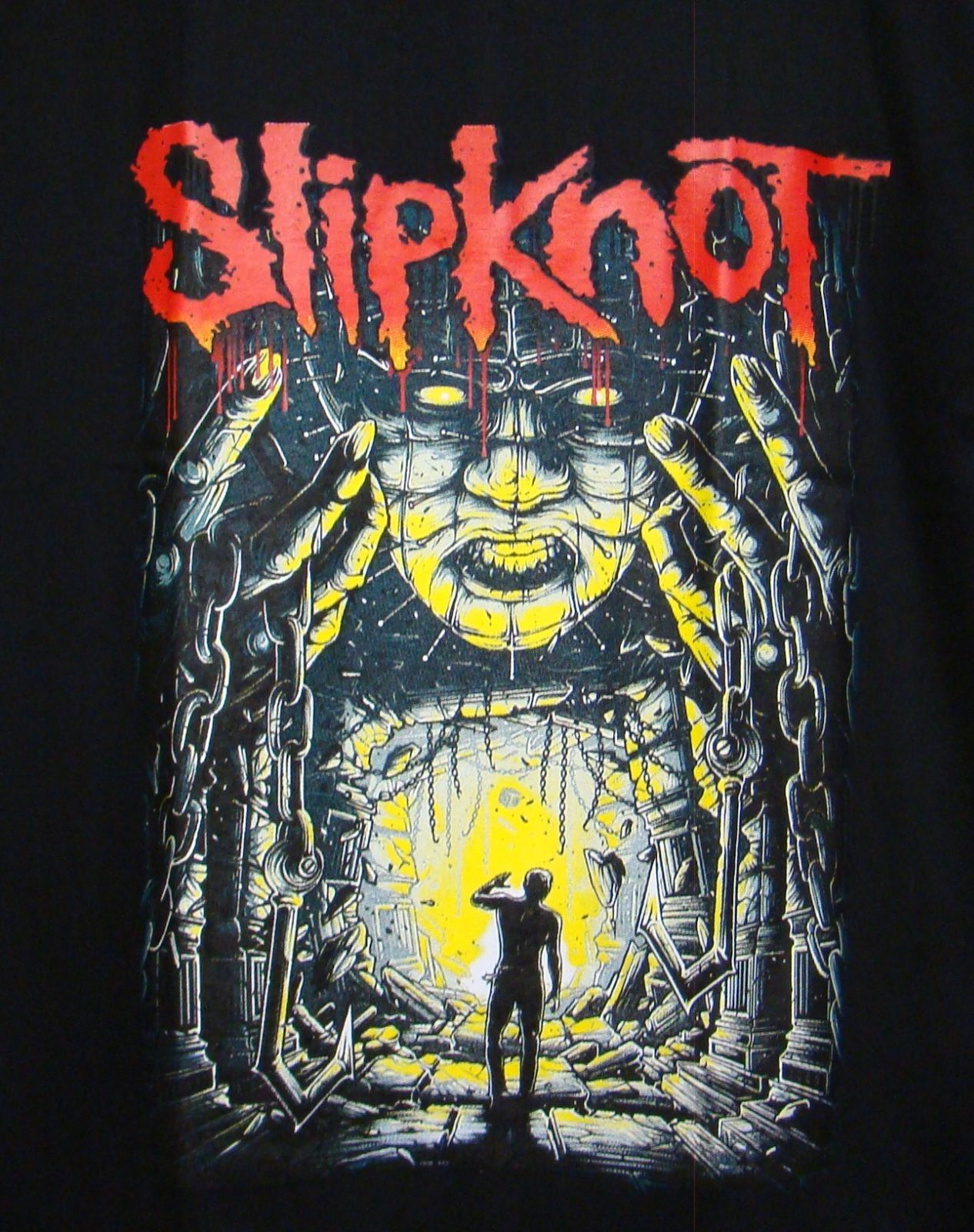 slipknot　古着　バンドT 送料無料】 古着 slipknot スリップノット バンド プリントT
