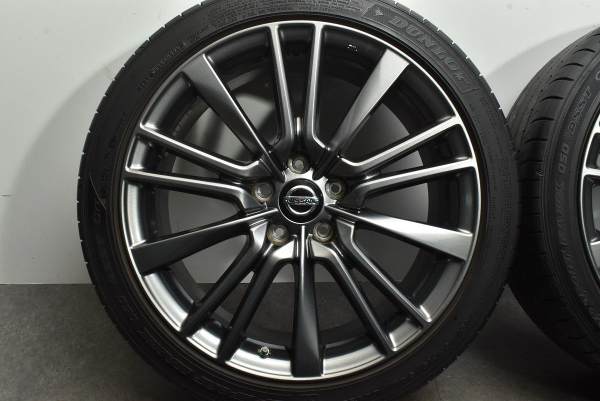 良好品】ニッサン V37 スカイライン 400R 純正 19in 8.5J+50 PCD114.3