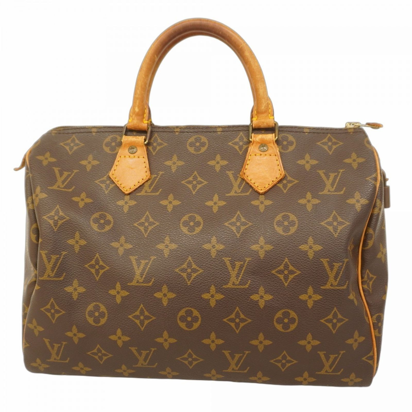 正規品　ルイヴィトン　モノグラム　スピーディ30　ハンドバッグ　ブラウン　茶色 ルイ・ヴィトン(Louis Vuitton) ルイ・ヴィトン ハンドバッグ