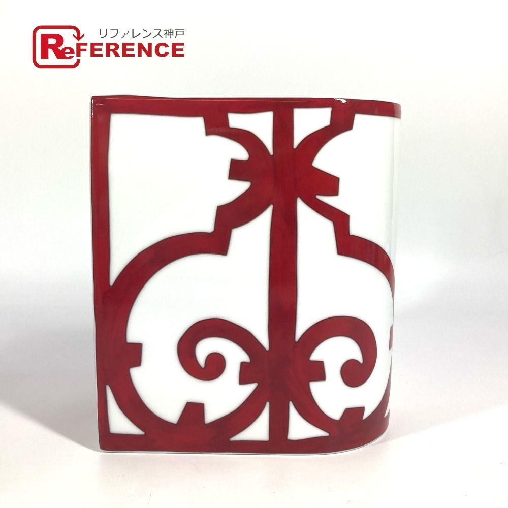 HERMES エルメス 花瓶 ガダルキヴィール 陶器 レッド - メルカリ