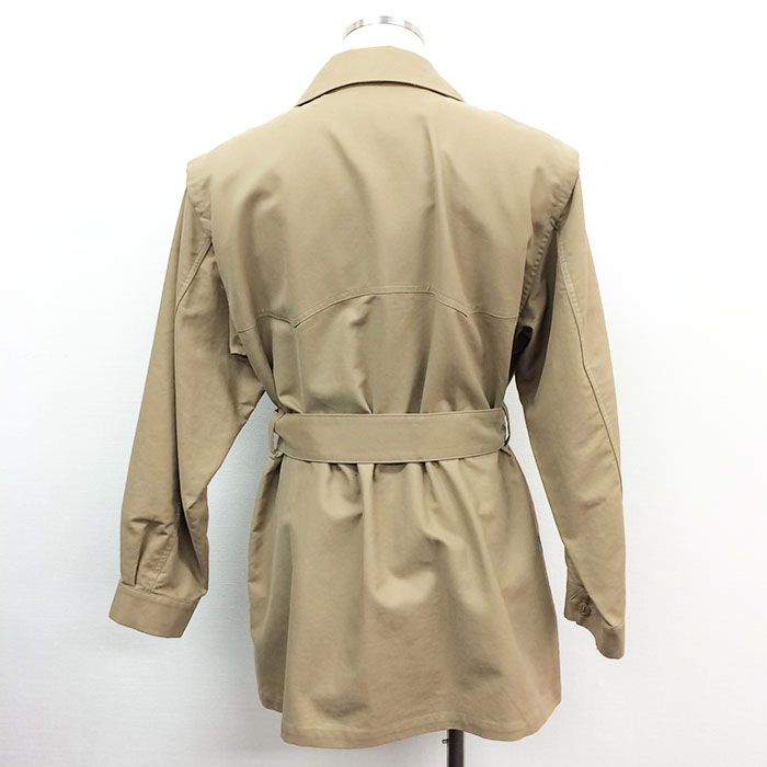 ズッカ ZUCCA ステンカラー コート キャメルベージュ 中古 ズッカ ZUCCA ステンカラー コート キャメルベージュ 中古