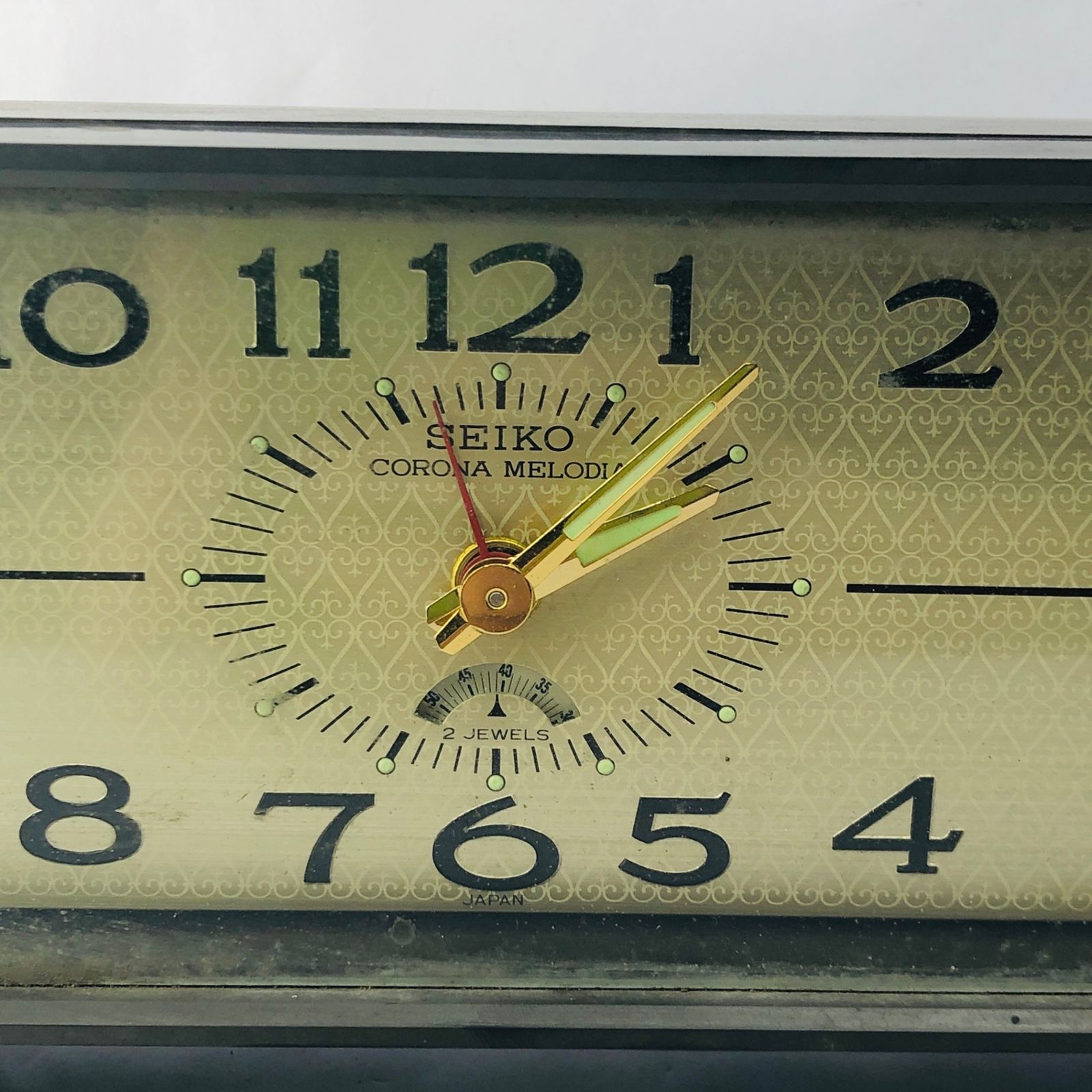 ○SEIKO CORONA MELODIA 動作品 セイコー ゼンマイ式 置時計 - メルカリ
