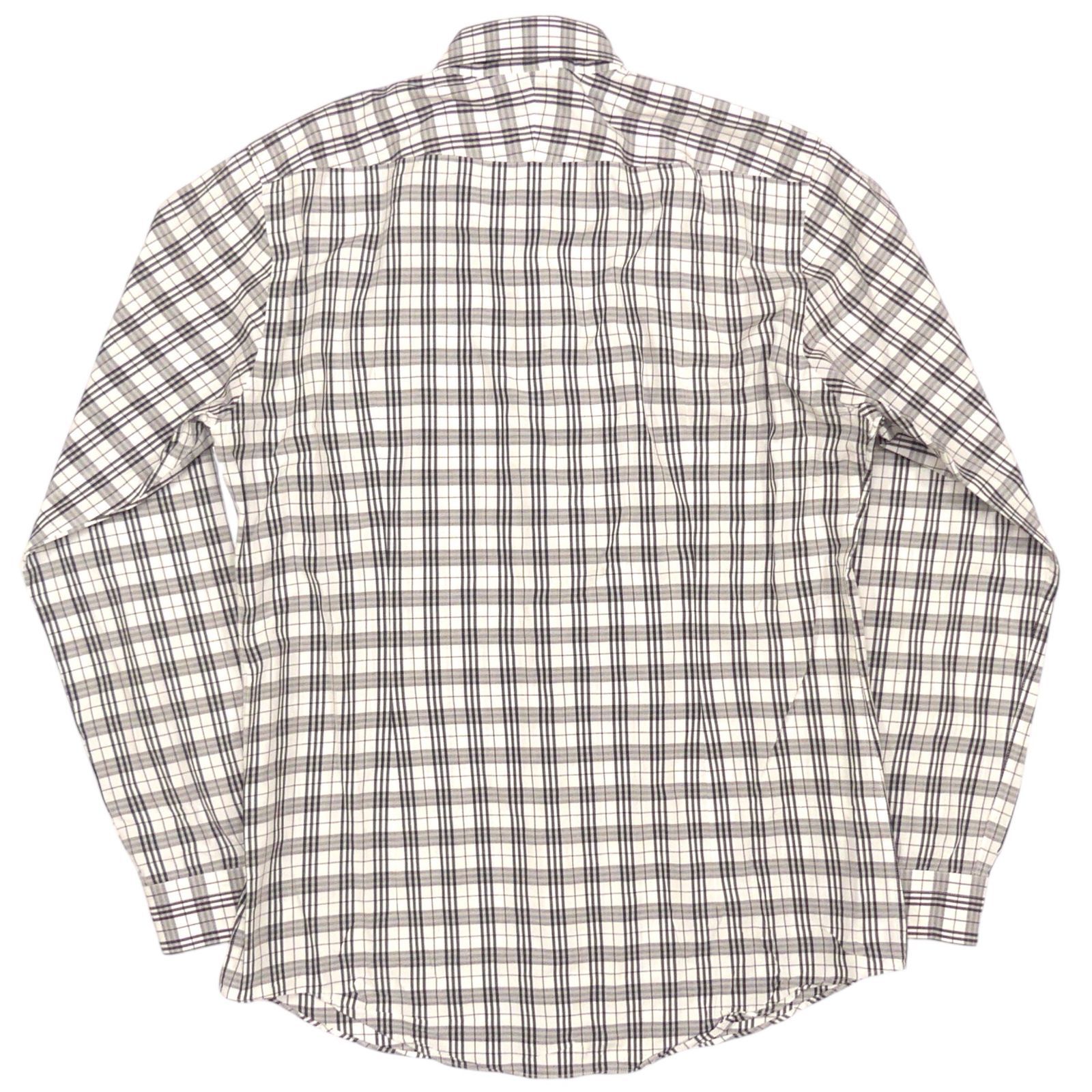 バーバリーブラックレーベル 長袖シャツ チェック柄 メンズ サイズ2(M