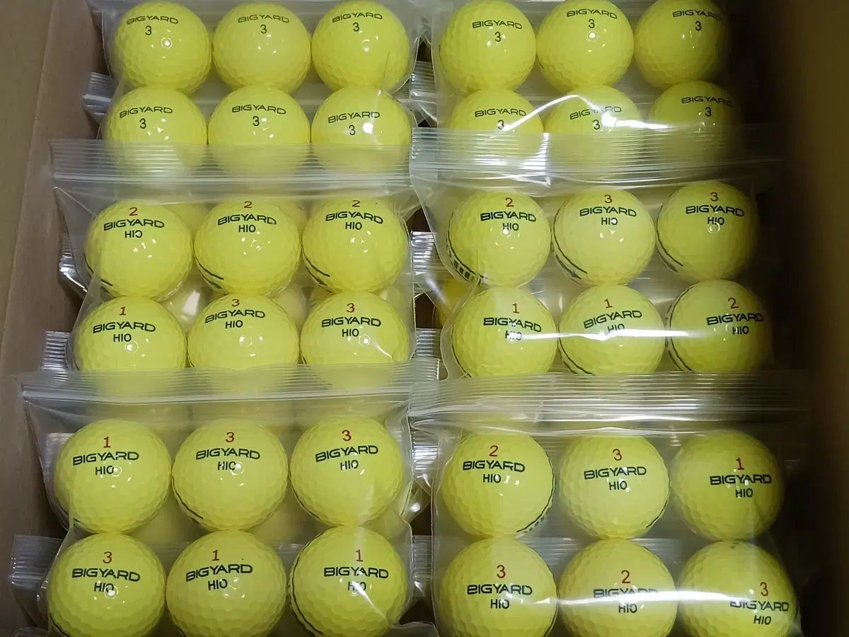 BIGヤード A級 光沢 COLOR ロストボール 120球 ゴルフボール メルカリshop取引では対象外