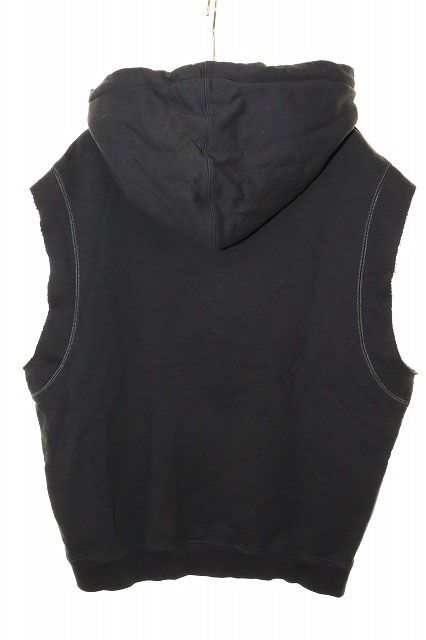 グッチ GUCCI COTTON JERSEY SLEEVELESS HOODIE M 663243 XJET5