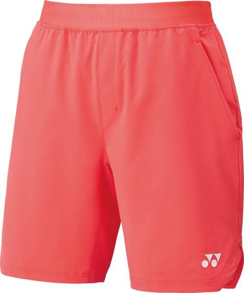 【新品・5営業日で発送】YONEX ヨネックス ユニハーフパンツ (15194) 色 : コーラルレッド サイズ : O 