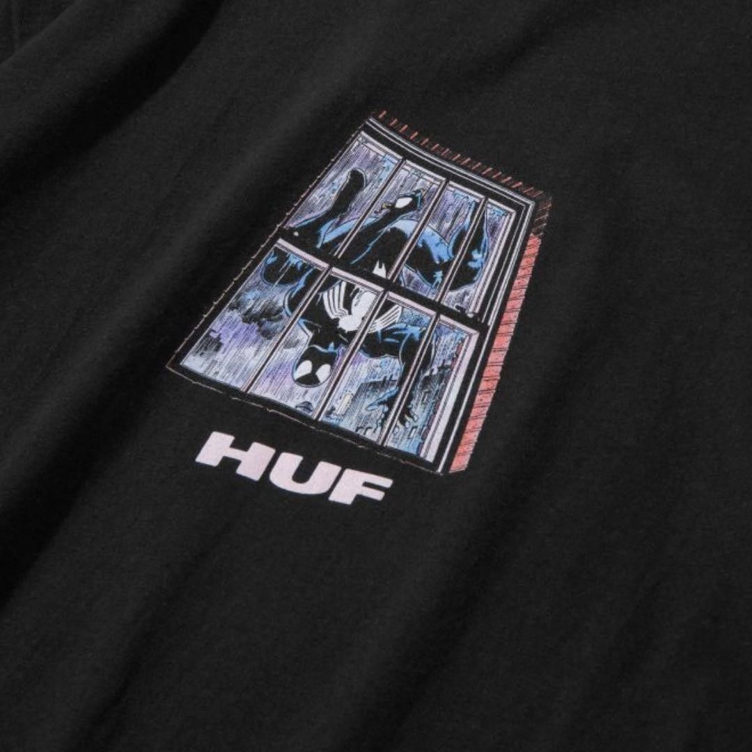 MARVEL × HUF BLACK SUIT SPIDER-MAN TEE マーベル ハフ ブラックスーツ スパイダーマン 半袖Tシャツ - メルカリ