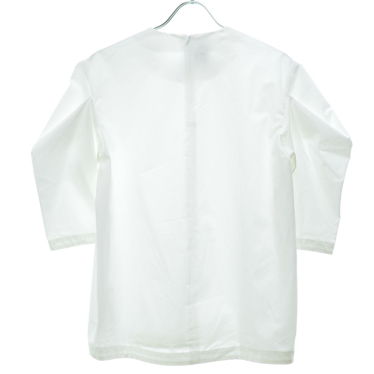【値下げ】L’Appartement 22AW Feminity Blouse 22051560301030 ホワイト サイズ：FREE (EC) L'APPARTEMENT】22AW 22051560301030 Feminity Blouse 半袖