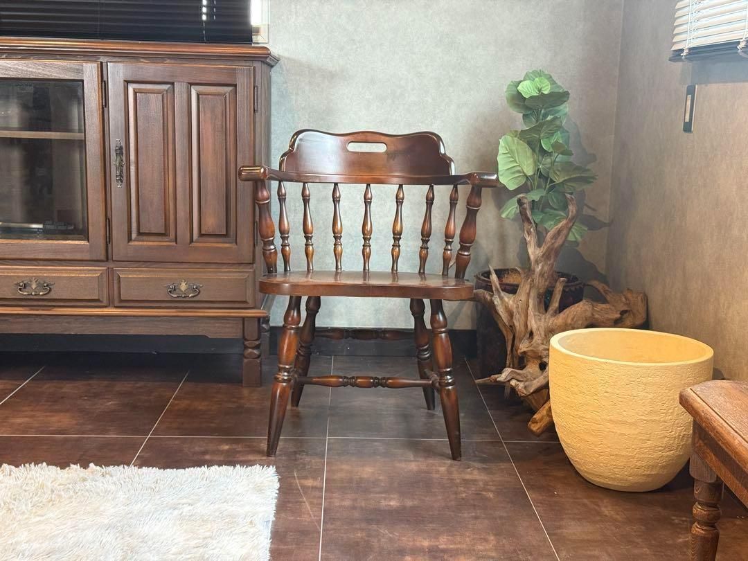 飛騨産業 HIDA アームチェア ヴィンテージ スポークチェア レトロ IH