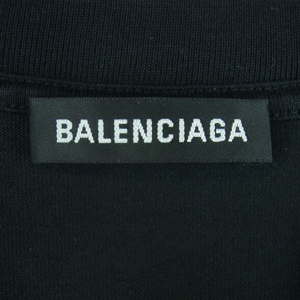 BALENCIAGA バレンシアガ 21SS 612966 TIVG5 UNISEX LOGO T SHIRT TEE