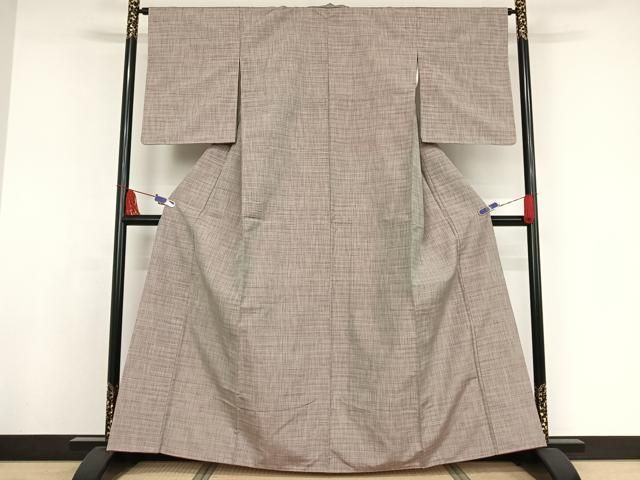 平和屋着物●上質な紬  格子　正絹　逸品　未使用　AAAV9196np 平和屋着物○上質な紬 格子 正絹 逸品 未使用 AAAV9196np - メルカリ