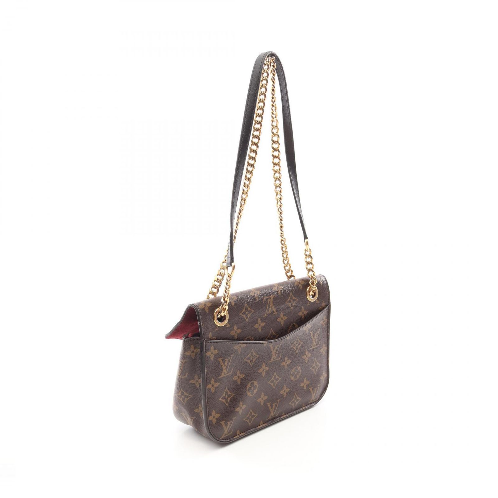 ルイ・ヴィトン LOUIS VUITTON パッシー ショルダーバッグ バッグ PVCコーティングキャンバス レザー モノグラム レディース ブラウン系 / ブラック系 M45592 【中古】 ルイ・ヴィトン LOUIS VUITTON ショルダーバッグ パッシー M45592 PVC