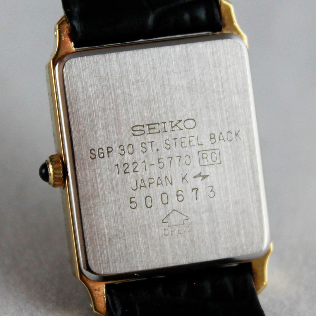 中古 】 セイコー SEIKO エクセリーヌ オクタゴン 1221-5770
