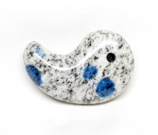 K2ブルー ケーツー 勾玉 （30mm×20mm） ヒマラヤ ケーツーブルー