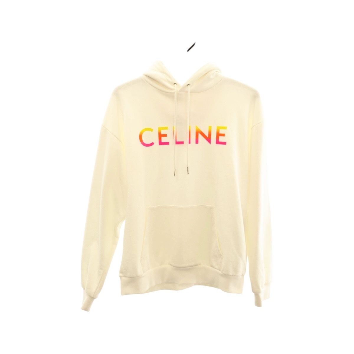 美品 CELINE セリーヌ グラデーションロゴ Mサイズ ベージュ