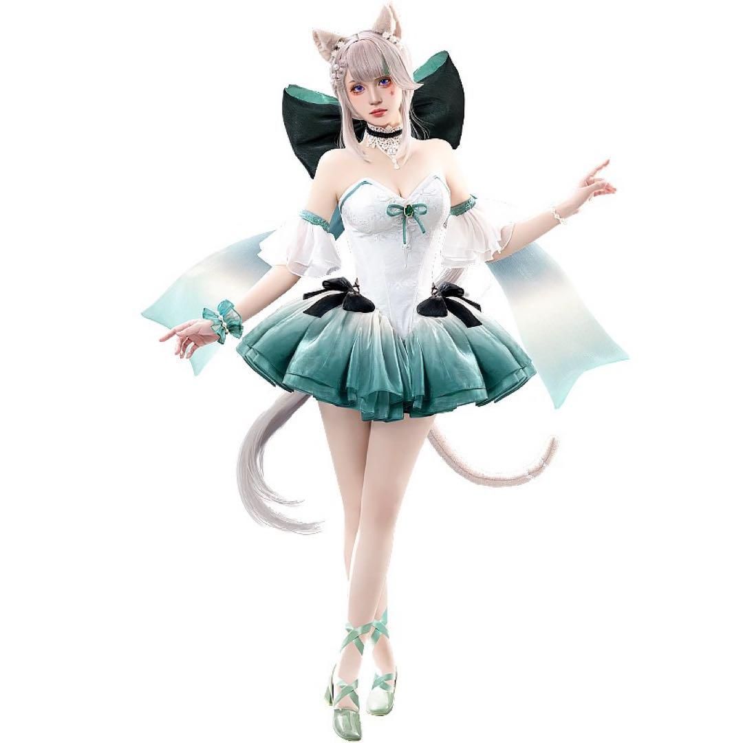 新品未使用 初獣猫 原神 リネット 鈴蘭円舞 コスプレ衣装 新品未使用 初獣猫 原神 リネット 鈴蘭円舞 コスプレ衣装