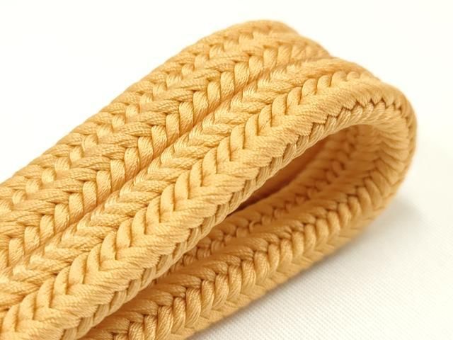 平和屋着物● 上 有職組紐道明 帯締め 冠組 柑子色 宮内庁御用 国立博物館御用 東京芸術大学御用 AABB3750ay