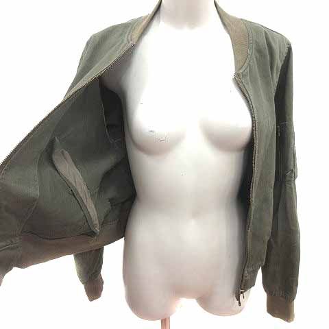 w closet - w closet ジャケット ブルゾン ジップアップ 長袖 F