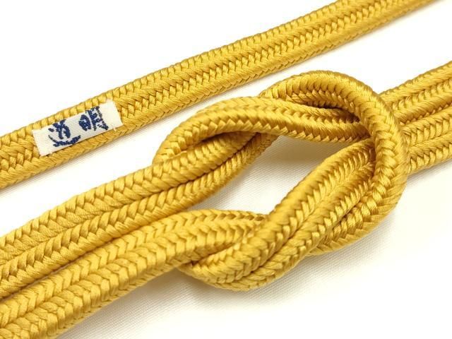 平和屋着物● 上 有職組紐道明 帯締め 冠組 櫨染色 宮内庁御用 国立博物館御用 東京芸術大学御用 AABA9947ay