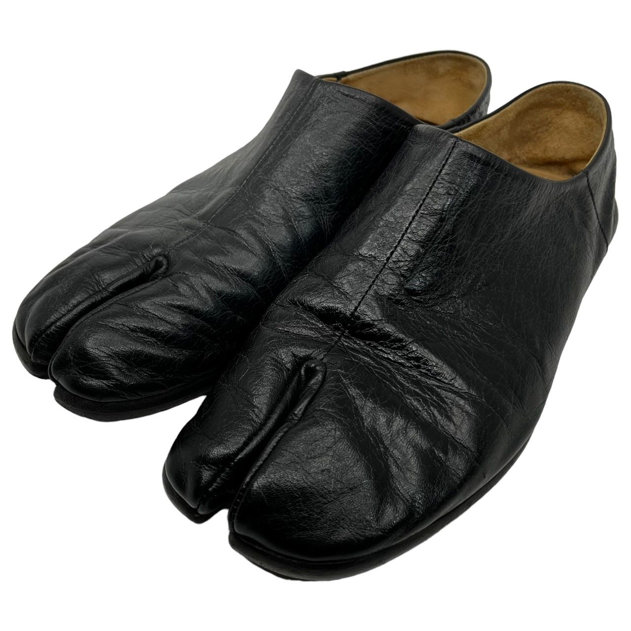 ほぼ新品 メゾンマルジェラ　足袋　メンズ　スリッポン　バブーシュ ほぼ新品 メゾンマルジェラ足袋メンズスリッポンバブーシュ