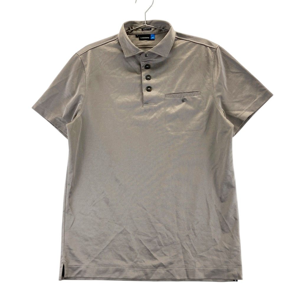 サイズ：M J.LINDEBERG ジェイリンドバーグ 半袖ポロシャツ グレー系 [240101350123]# ゴルフウェア メンズ ストスト