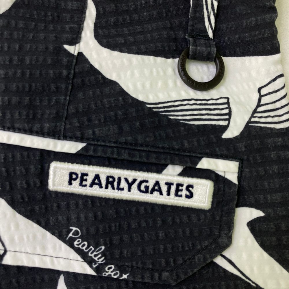 サイズ：4 PEARLY GATES パーリーゲイツ シアサッカー ハーフパンツ