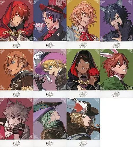 中古】キャラカード 全11種セット アイドルインタビュー入りイラスト