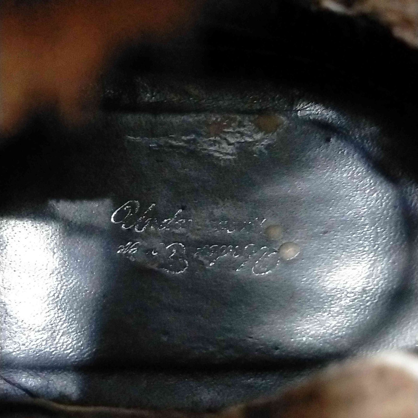 アンダーカバー UNDERCOVER 13AW 6ホール ビーン ブーツ メンズ 表記無