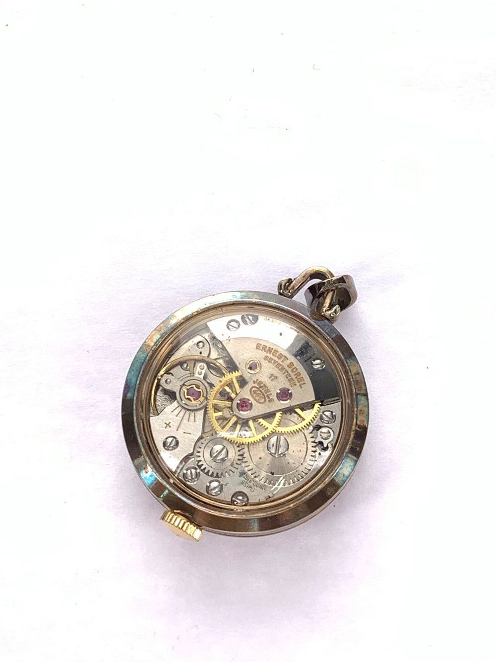 ERNESTBOREL アーネストボレル 万華鏡 ペンダントトップ 時計