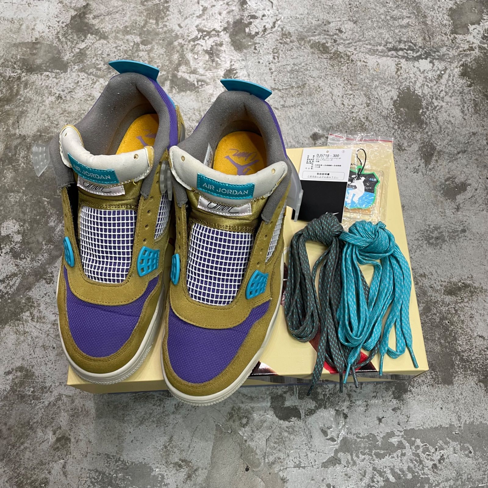 国内正規 Union NIKE Air Jordan 4 SP Desert Moss コラボ 国内正規 Union NIKE Air Jordan 4 SP Desert Moss コラボ
