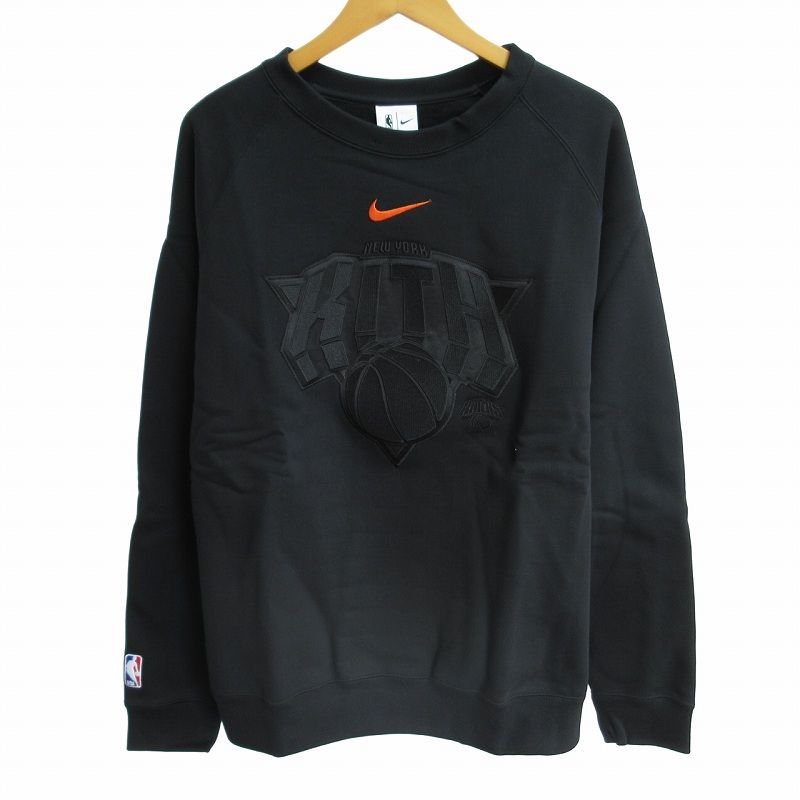 キスニューヨークシティ KITH NYC × ナイキ NIKE × NBA トリプルネーム コラボ タグ付 New York Knicks  Fleece Crewneck ニューヨーク・ニックス フリース トレーナー スウェット 黒 ブラック XL - メルカリ