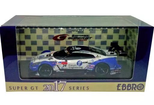 ミニカー　1/43 SUPER GT GT500 2017 Forum Engineering ADVAN GT-R #24(ホワイト×ブルー) [45513] 中古】ミニカー 1/43 SUPER GT GT500 2017 Forum Engineering