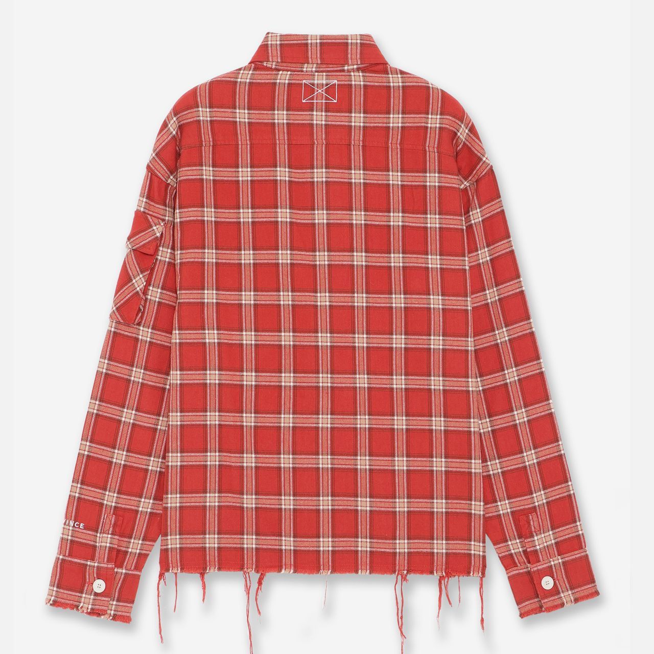 MLVINCE (メルヴィンス) MILITARY CHECK SHIRTS RED ミリタリー