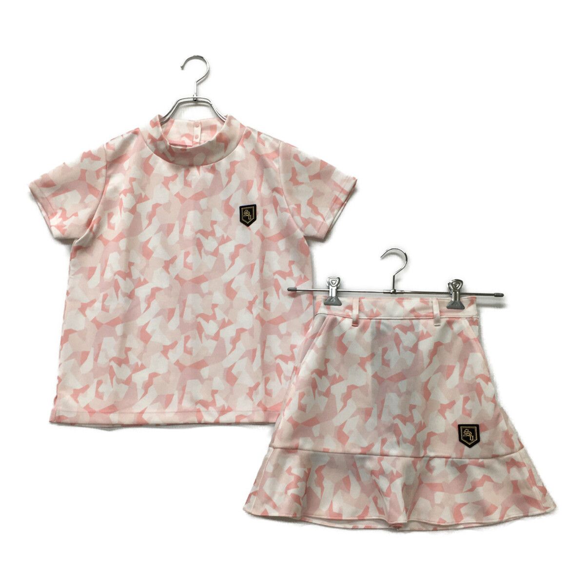 レディース サンディ sandie セットアップ S ピンク モックネック×スカート