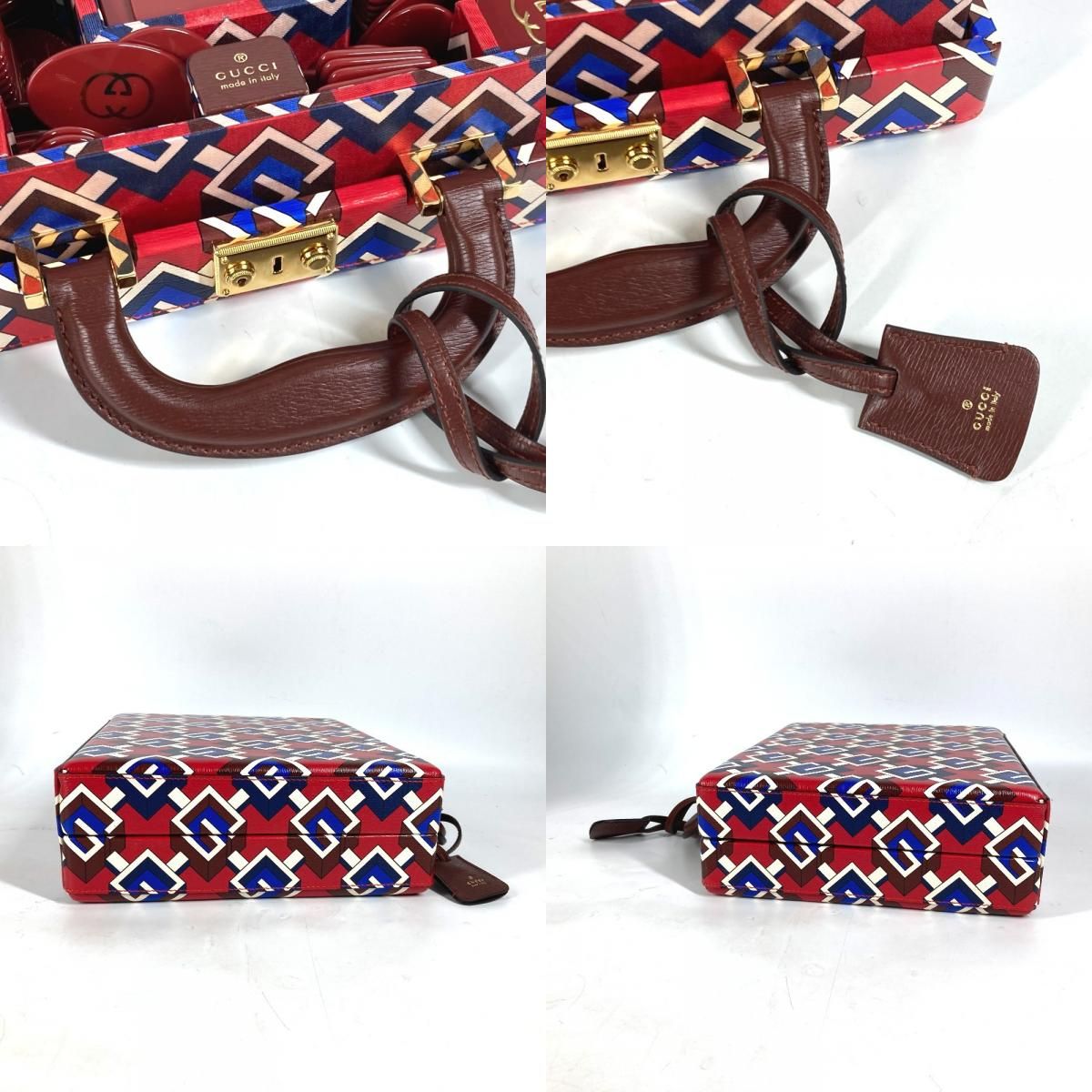 GUCCI グッチ 雑貨 ジオメトリックG ブリーフケース ポーカー セット