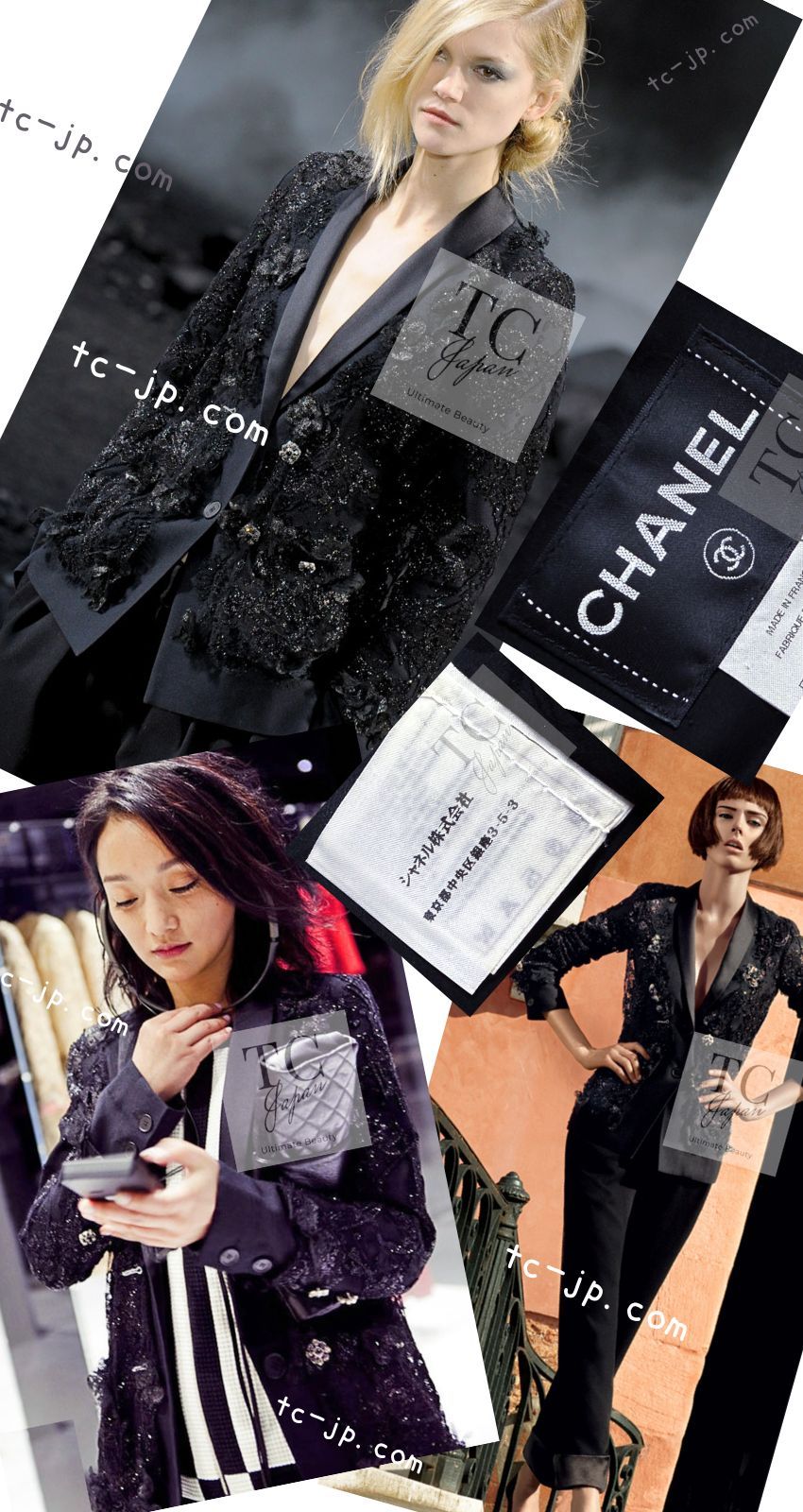 CHANEL - シャネル ジャケット CHANEL 91万 ブラック ルサージュ レース ビーズ サテン シルク カール・ラガーフェルド作品 超美品 38 CHANEL - シャネル ジャケット CHANEL 91万 ブラック ルサージュ