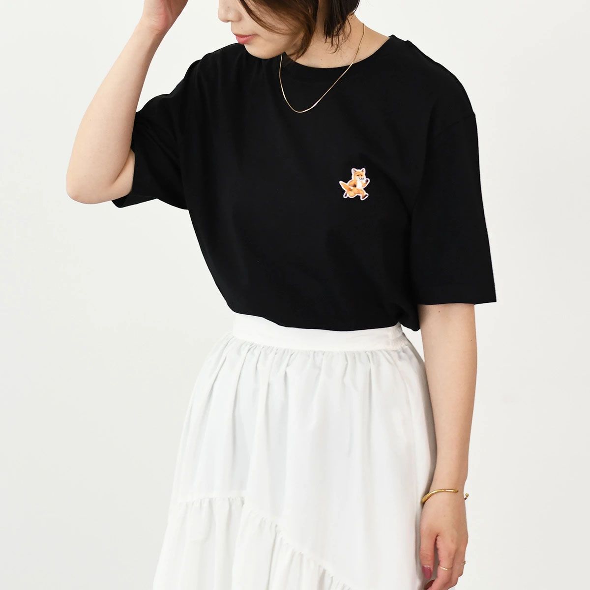 MAISON KITSUNE メゾンキツネ トップス スピーディ フォックスパッチ 