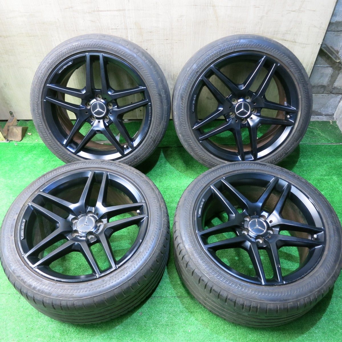 4本価格 ベンツ Sクラス W222 純正 AMG 245|45R19 275|40R19 ブリヂストン ポテンザ S001 RFT 19インチ PCD112|5H 5050205HAノ