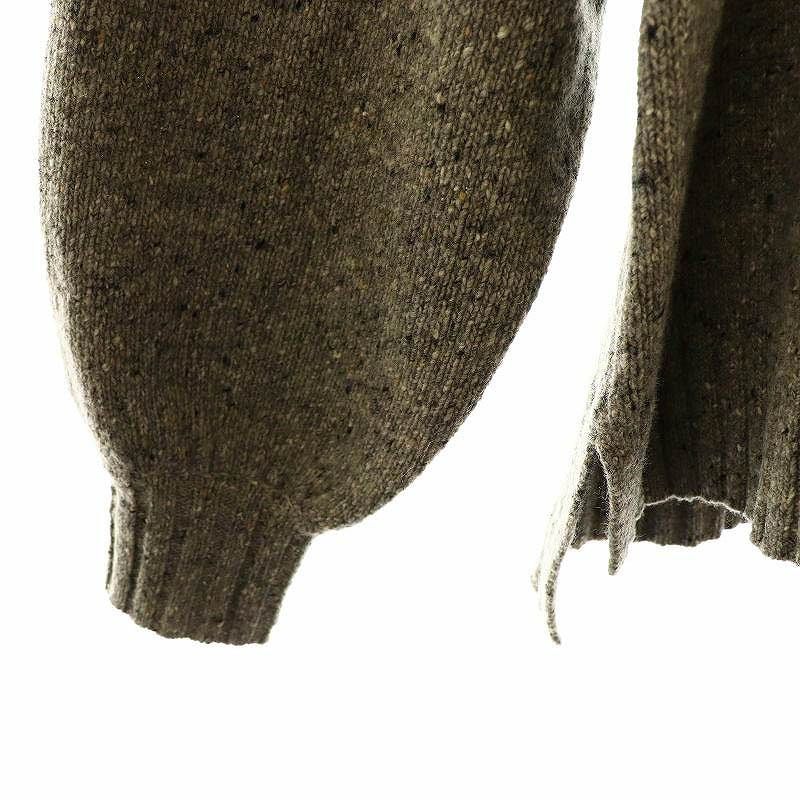 未使用品 スリードッツ three dots タグ付き Melange wide pullover ニット セーター 長袖 ウール S グレー /KO ■OS ■SH レディース 未使用品 スリードッツ three dots タグ付き Melange wide