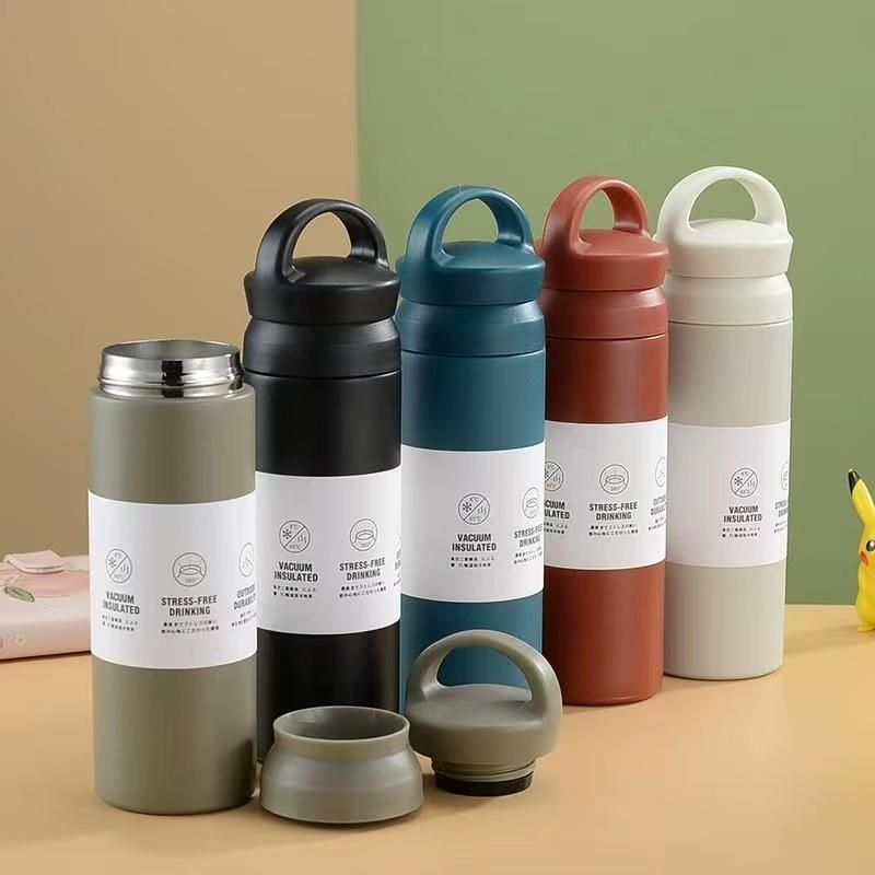 新発売 水筒 500ml ワンタッチ 直飲み マグボトル 真空断熱 持ち運び 携帯 ファッション BJ066