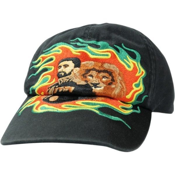 Size フリー SUPREME シュプリーム 23SS Lion Of Judah 6-Panel Black キャップ 黒 品-非常に良い 20826971