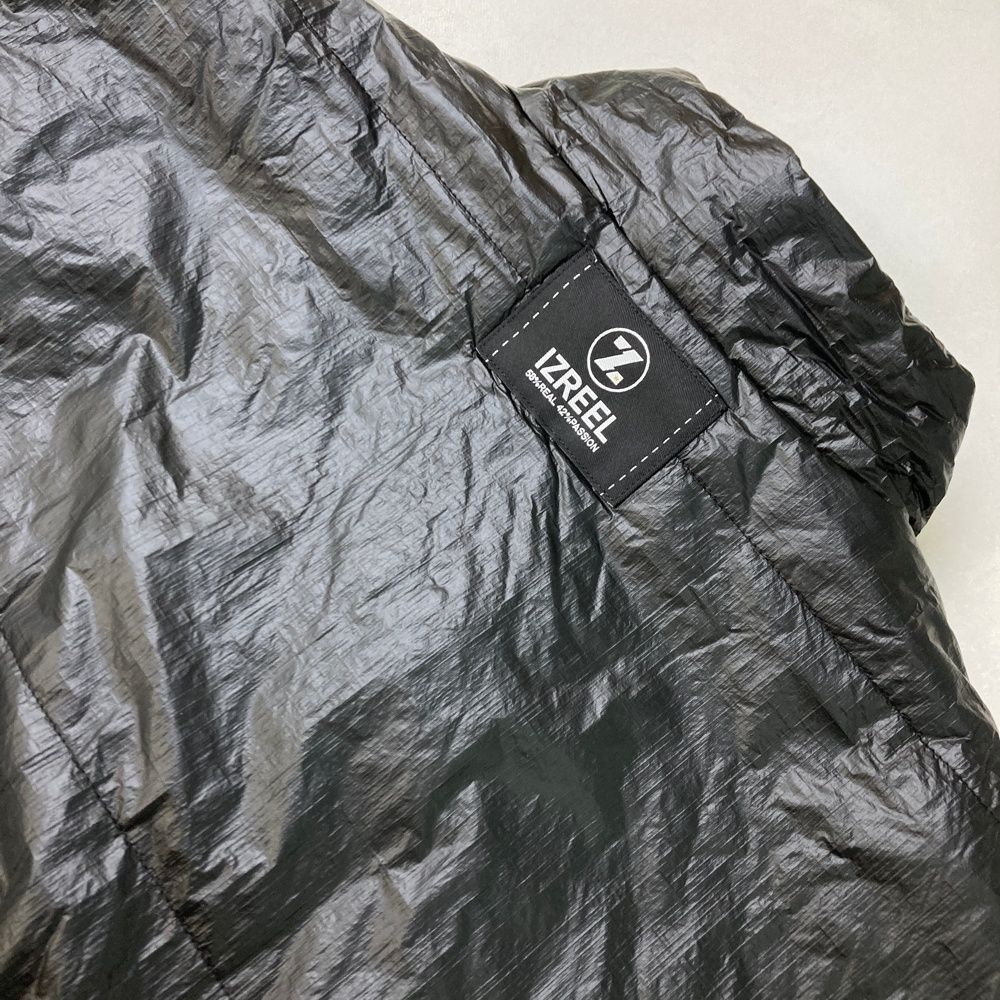 【正規品販売】 サイズ L IZREEL イズリール 中綿 ジップベスト ブラック系 240101461629 ゴルフウェア メンズ ストスト