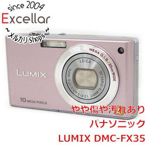 Panasonic DMC-FX35 ピンク 10メガピクセル Panasonic DMC-FX35-P Digital Camera LUMIX FX35 Cocktail Pink