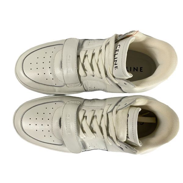 ○ 美品 セリーヌ CELINE CT-02 ミッドスニーカー TRAINER レース