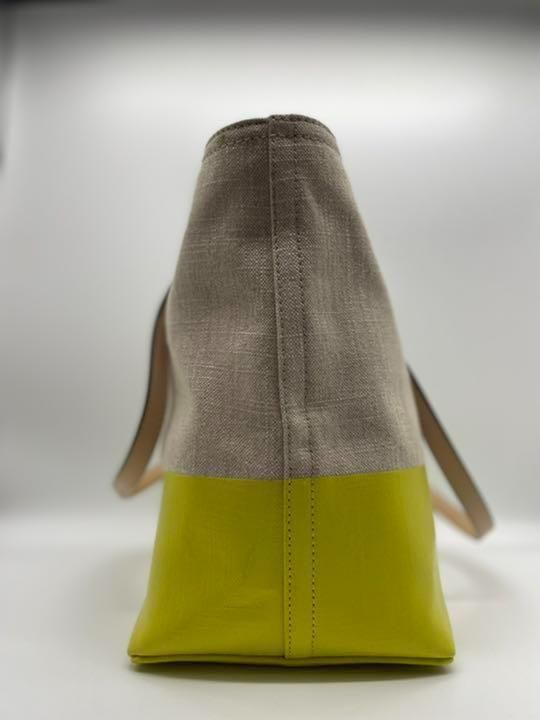 ★新品★ kate spade ショルダーベージュ×黄色 キャンバス ケイスペ ☆新品☆ kate spade ショルダーベージュ×黄色 キャンバス