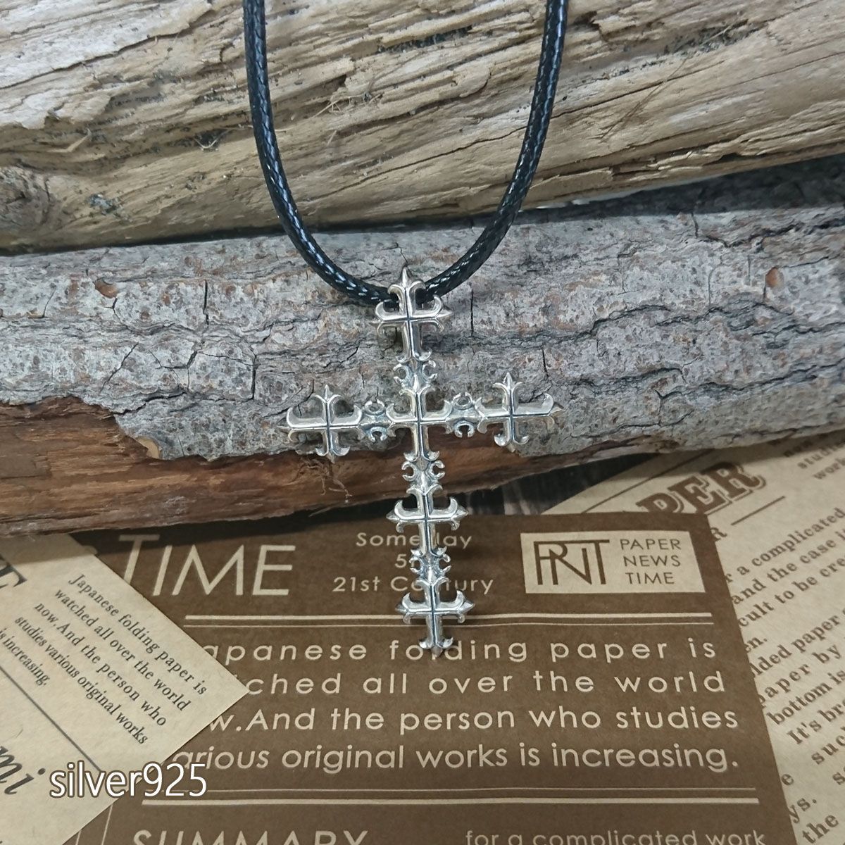 World Is Over シルバークロスネックレス world is over 深瀬