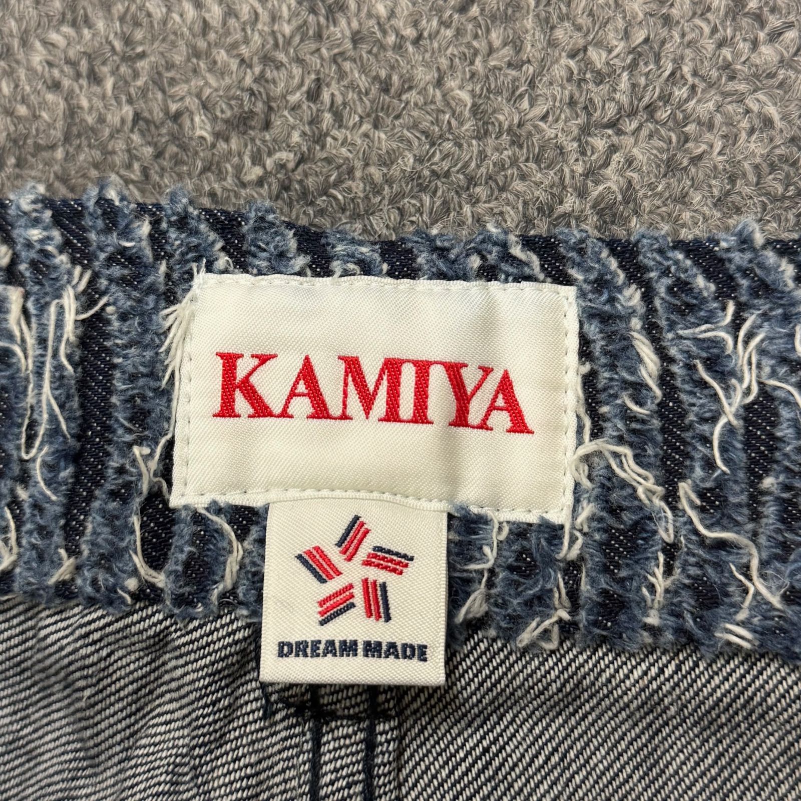 参考上代60500円 KAMIYA 23AW Wave Denim Pants ウェーブデニム